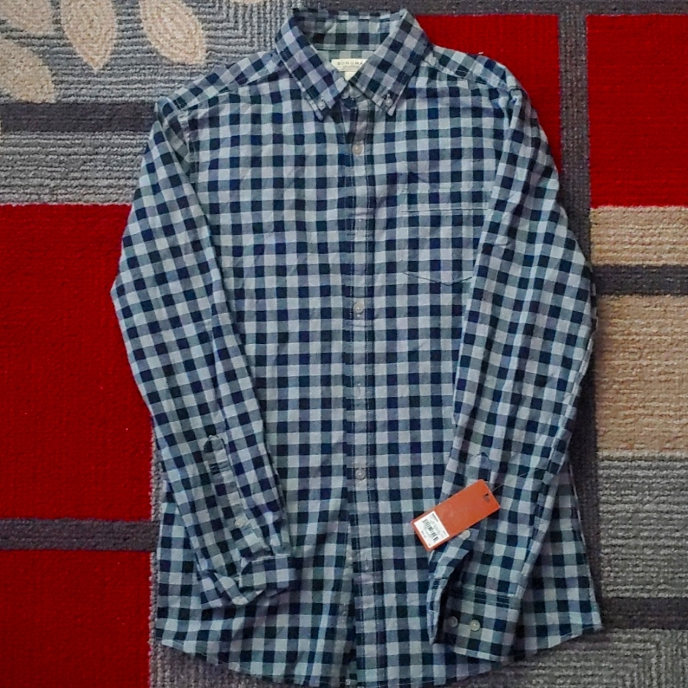 Sonoma Life Style Mens Long Sleeved Cotton Shirt